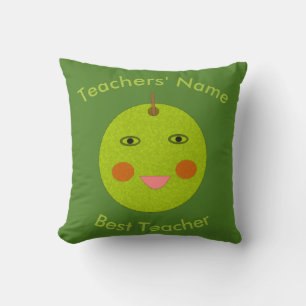 Bester Lehrer Happy Apple Custom Pillow Kissen
