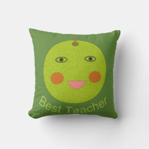 Bester Lehrer Happy Apple Outdoor Pillow Kissen