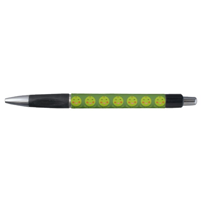 Bester Lehrer Happy Apple Pen Kugelschreiber (Vorderseite)