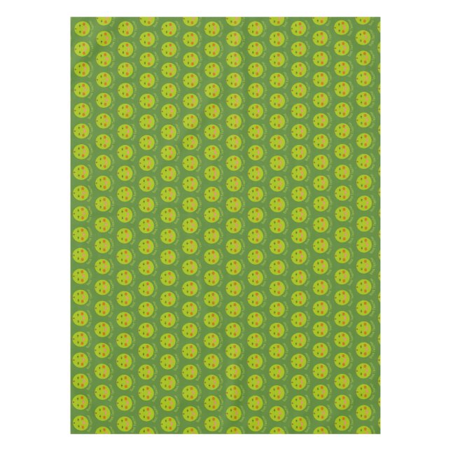Bester Lehrer Happy Apple Tablecloth Tischdecke (Vorderseite)