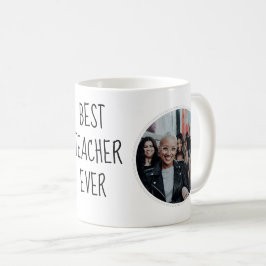 Bester Lehrer je benutzerdefinierte Foto-Tasse Kaffeetasse