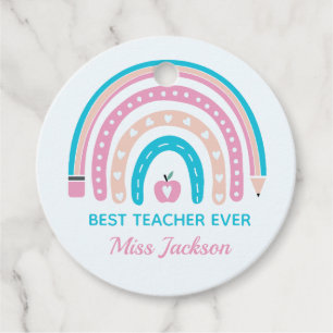 Bester Lehrer je - Geschenk für Lehrer Geschenkanhänger
