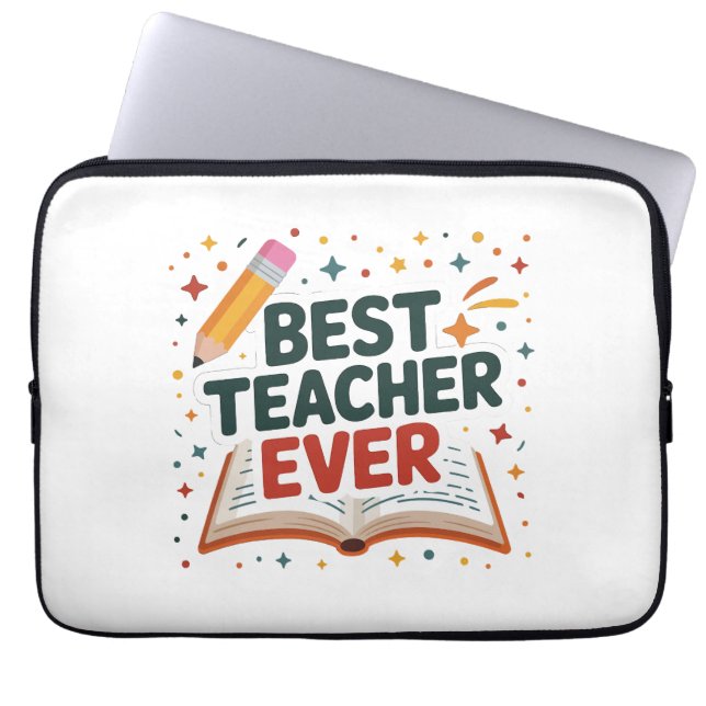 Bester Lehrer je Laptopschutzhülle (Vorderseite)