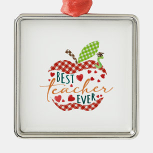 Bester Lehrer je Ornament Aus Metall