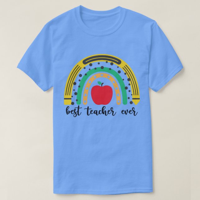 Bester Lehrer je T-Shirt (Design vorne)