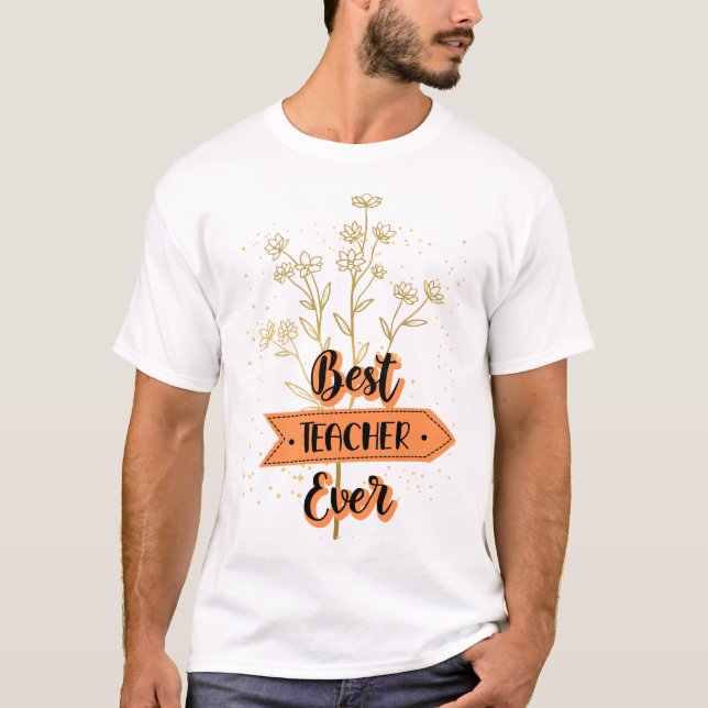 Bester Lehrer je T-Shirt (Vorderseite)