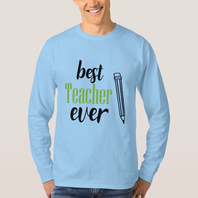 Bester Lehrer je T-Shirt (Vorderseite)