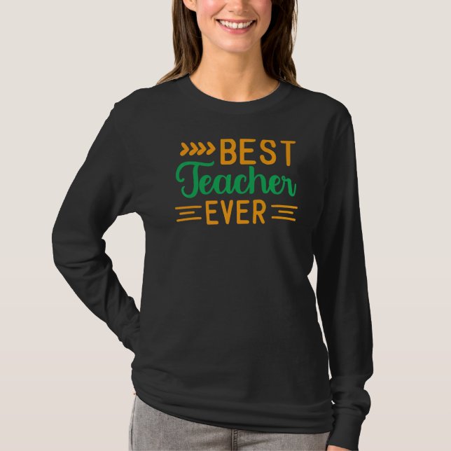 Bester Lehrer je T-Shirt (Vorderseite)