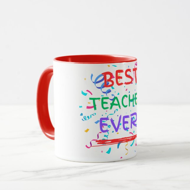 Bester Lehrer je Tasse (Vorderseite Links)