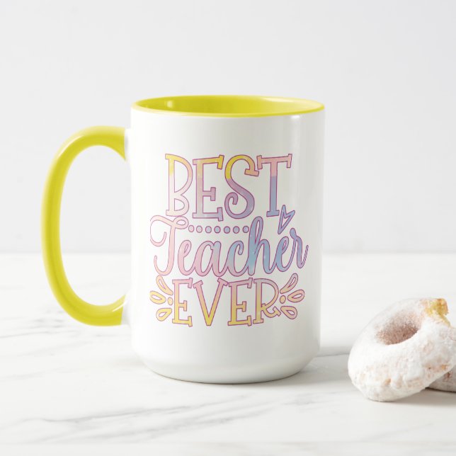 Bester Lehrer je Tasse (Mit Donut)