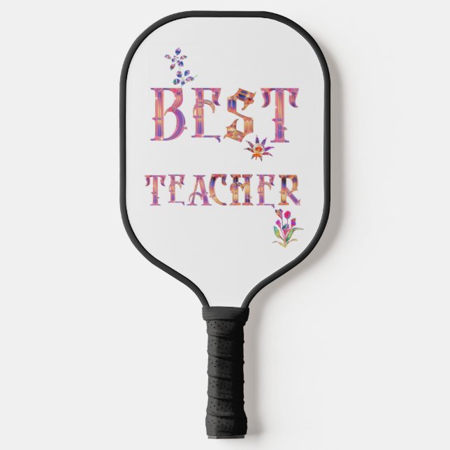 Bester Lehrer Pickleball Schläger (Vorderseite)