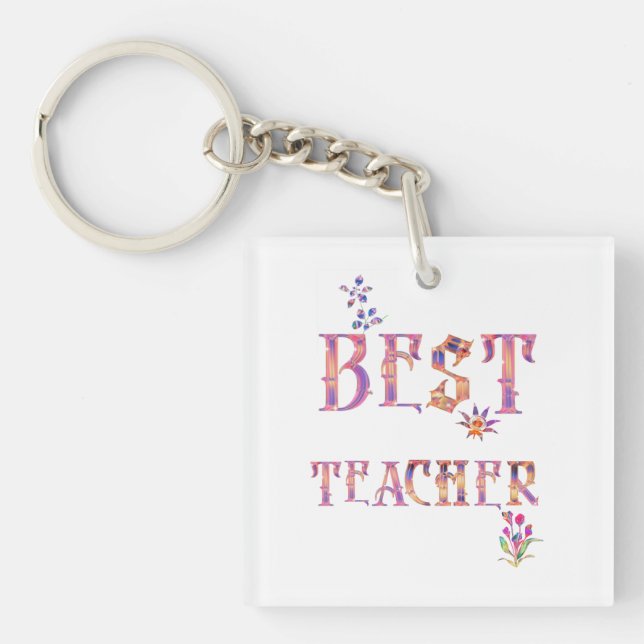 Bester Lehrer Schlüsselanhänger (Vorderseite)