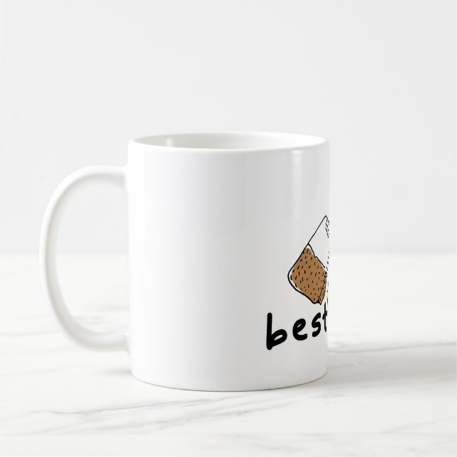 „Bester LEHRER“ – Süßes lustiges Lehrergeschenk  Kaffeetasse (Links)