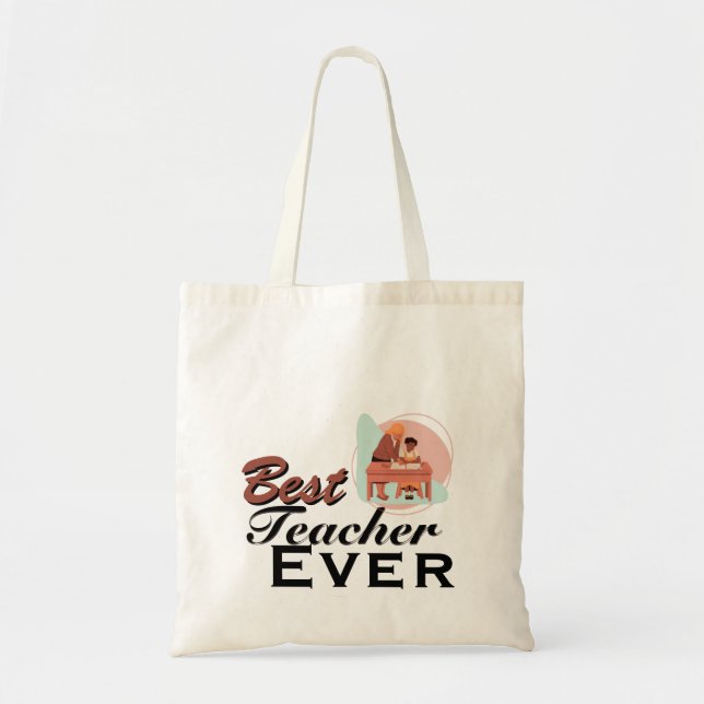 Bester Lehrer  Tragetasche (Vorne)