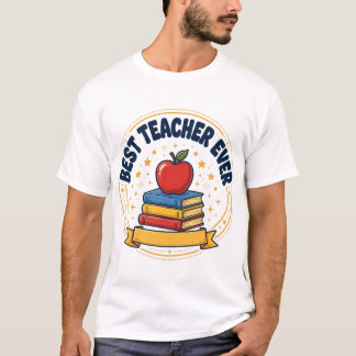 Bester Lehrer überhaupt Apple Retro T-Shirt