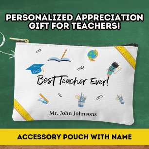 Bester Lehrer überhaupt Danke Geschenk Schul-Thema Zubehörtasche