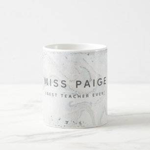 (BESTER LEHRER ÜBERHAUPT) MARMOR TASSE