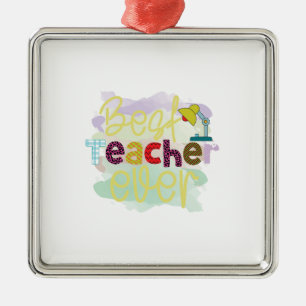 Bester Lehrer überhaupt Ornament Aus Metall