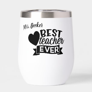 Bester Lehrer überhaupt personalisiert schwarz