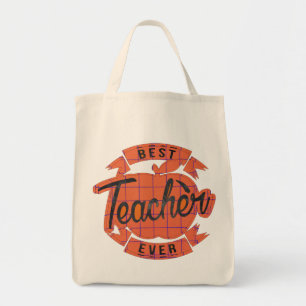 Bester Lehrer überhaupt Retro Vintage Tragetasche