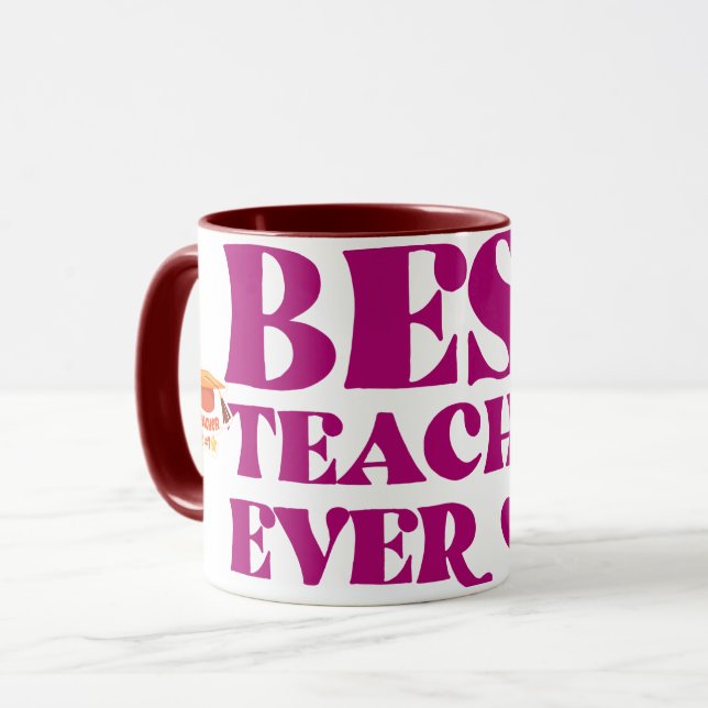 Bester Lehrer überhaupt  Tasse (Vorderseite Links)