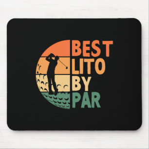 Bester Lito von Par Golfing Lustiger Golf Golfer Mousepad