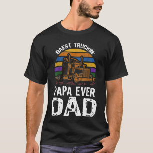 Bester LKW Papa je LKW Fahrer Vatertag T-Shirt