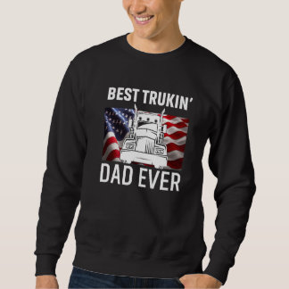 Bester LKW-Vater je nach Shirt, Großlkw und USA Sweatshirt