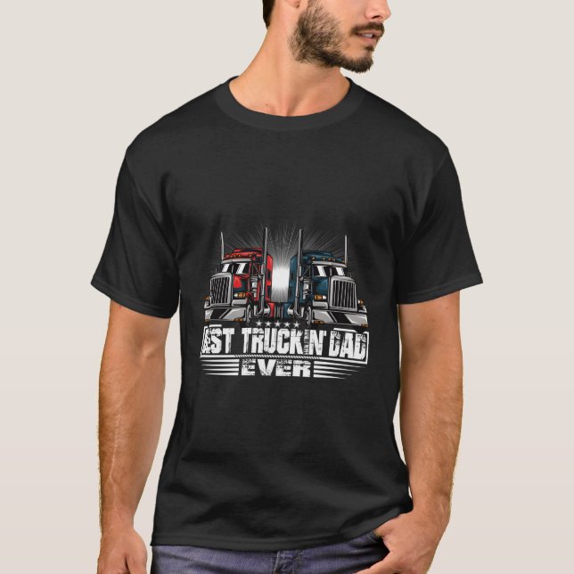 Bester LKW-Vater je T-Shirt (Vorderseite)