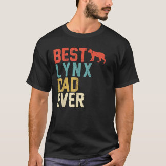 Bester LYNX Vater je Retro Vintag T-Shirt