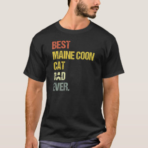 Bester Maine Coon Kater Vater Katze für Männer T-Shirt
