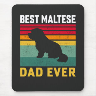 Bester malteser-Vater überhaupt, Malteser-Hundepap Mousepad