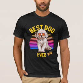 Bester maltesischer Hund je Retro T-Shirt