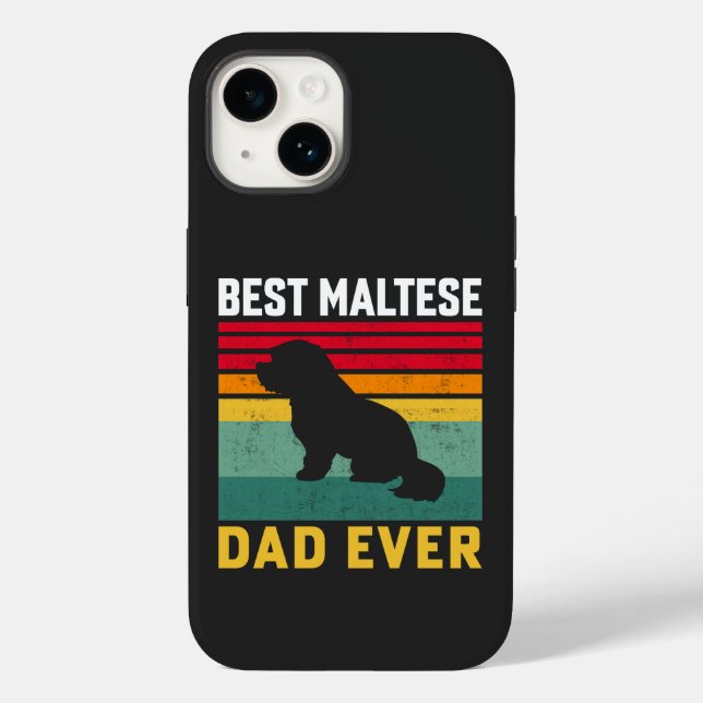 Bester maltesischer Vater aller Zeiten, maltesisch Case-Mate iPhone Hülle (Rückseite)