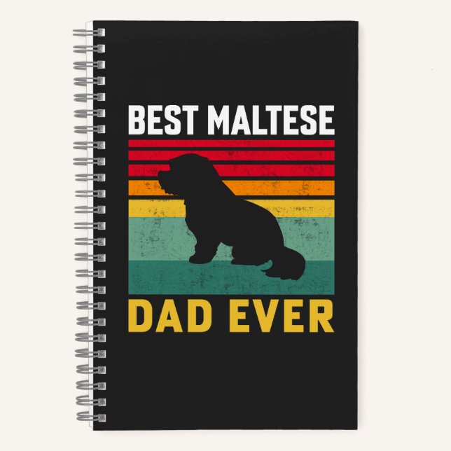 Bester maltesischer Vater aller Zeiten, maltesisch Notizbuch (Vorderseite)