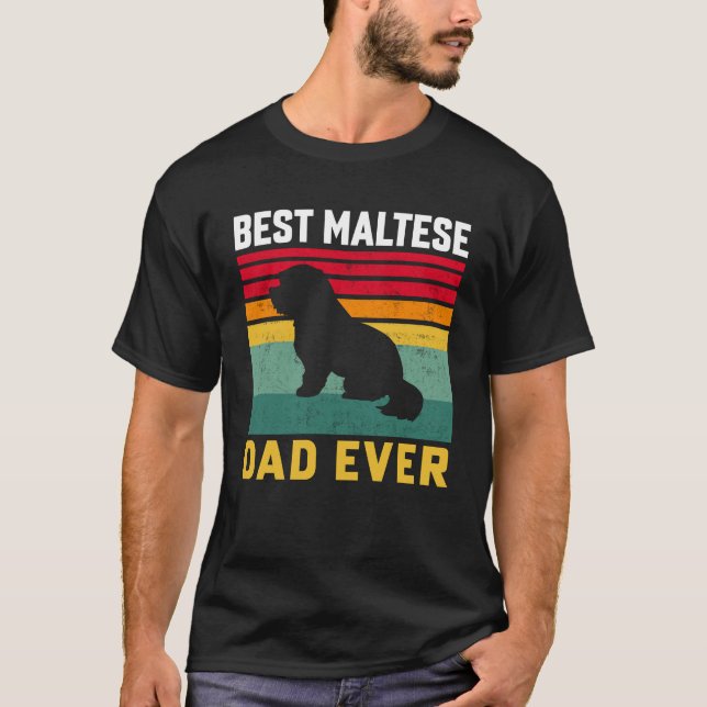 Bester maltesischer Vater aller Zeiten, maltesisch T-Shirt (Vorderseite)