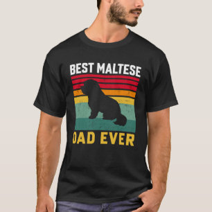 Bester maltesischer Vater ever, Malteser-Hundefath T-Shirt