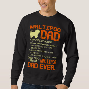Bester Maltipoo-Vater Aller Zeiten Vater Vatertag Sweatshirt