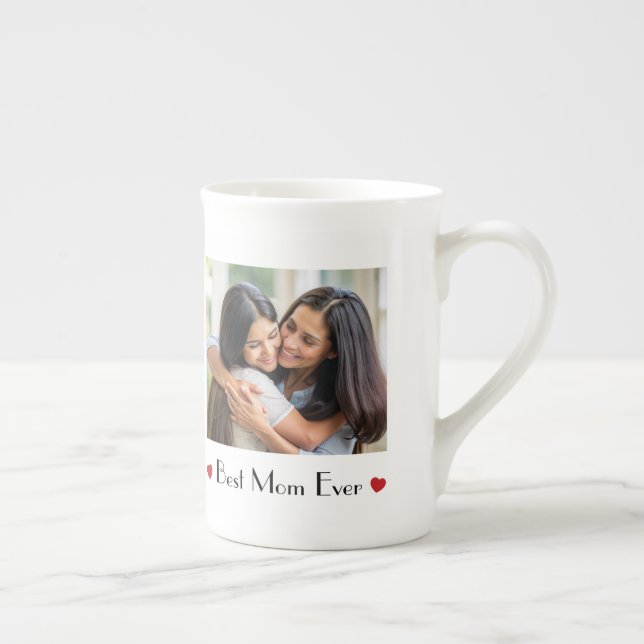 Bester Mama Allerzeit Personalisierter Becher | Be Prozellantasse (Rechts)