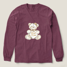 Bester-Mama-Muttertag-Teddybär Tri-Blend Shirt