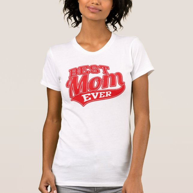 Bester Mamaüberhaupt SuperMom T-Shirt (Vorderseite)