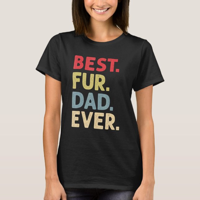 Bester Mann Für Dad Ever Für Männer Katze Daddy Od T-Shirt (Vorderseite)