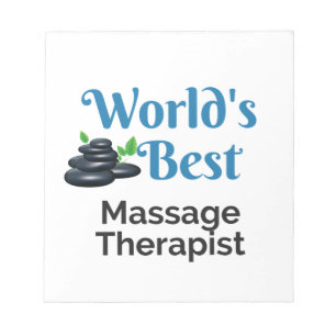 Bester Massagetherapeut der Welt Notizblock