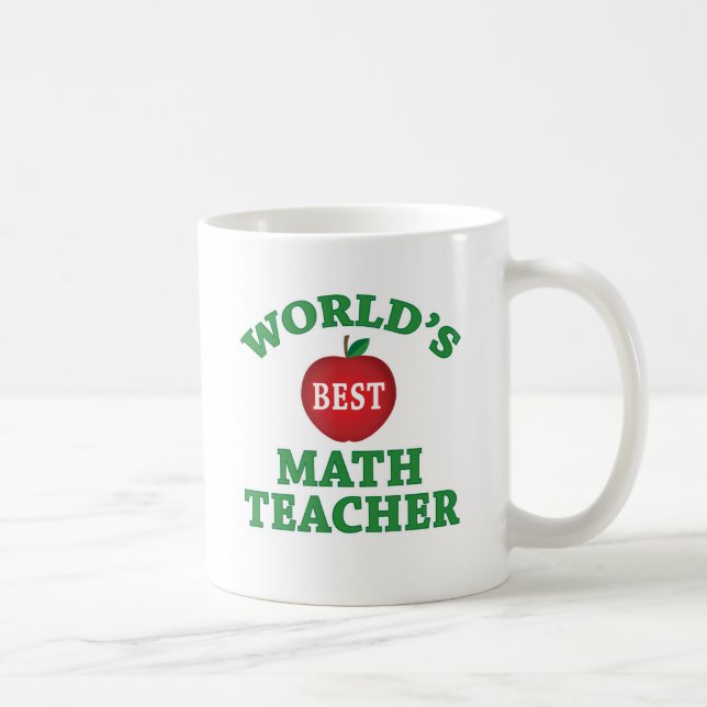 Bester Mathe-Lehrer der Welt Tasse (Rechts)