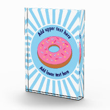 Bester Mattierter Donut blau/weiß hinzufügen lusti