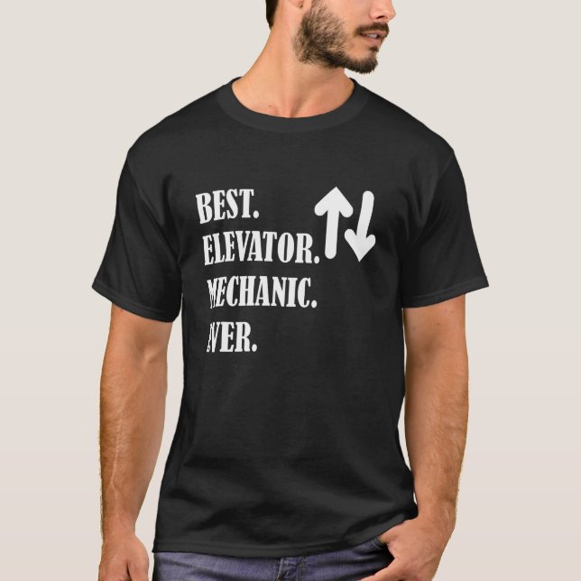 Bester Mechanischer Ever Button-Hub Techniker T-Shirt (Vorderseite)