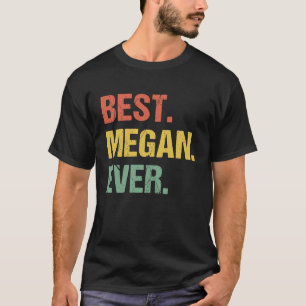 Bester Megan je Retro Name Spaß Nickname T-Shirt