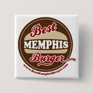 Bester Memphis-Burger-Knopf Button
