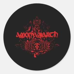 Bester Merch der Amon Amarth Music Legends Runder Aufkleber