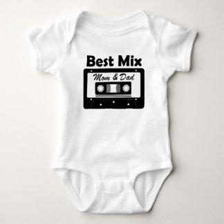 Bester Mix Mama und Papa Baby Shower Geschenk  Strampler